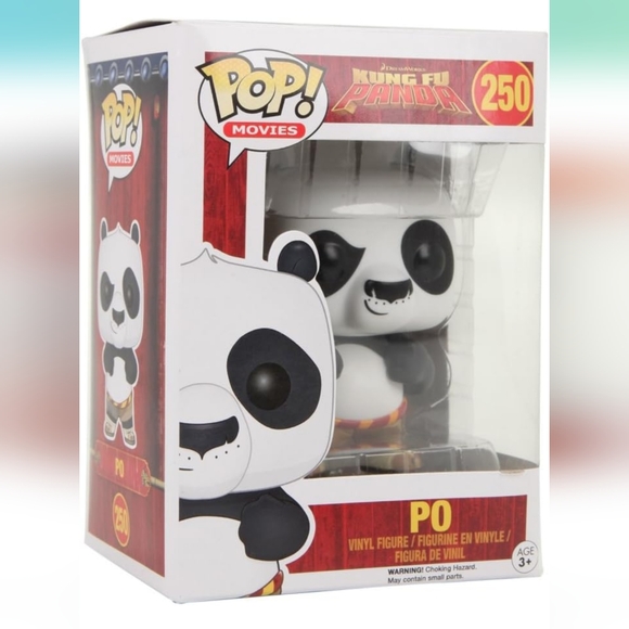 NWT PO #250 Funko Pop Collectible Kung Fu Panda Po - Picture 1 of 11